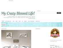 Tablet Screenshot of mycrazyblessedlife.com